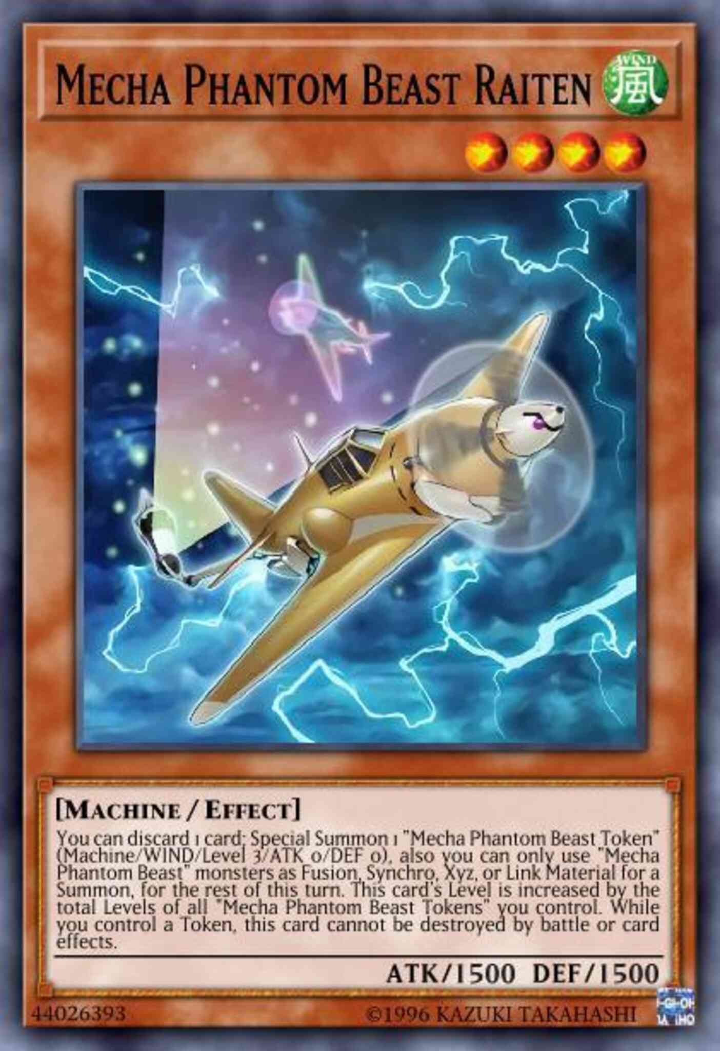 Mecha Phantom Beast Raiten - CIBR-EN030 - Common - 1st Edition
