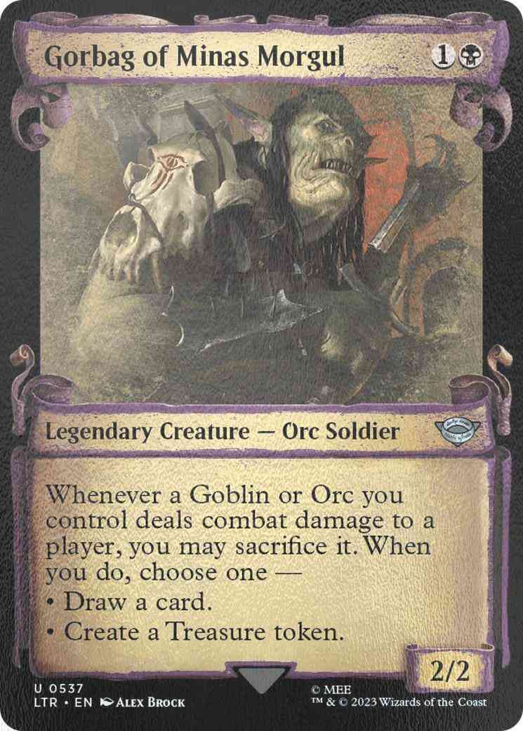 Gorbag of Minas Morgul [537] [Scrolls Showcase] [The Lord of the Rings: Tales of Middle-earth] [Silver Foil]