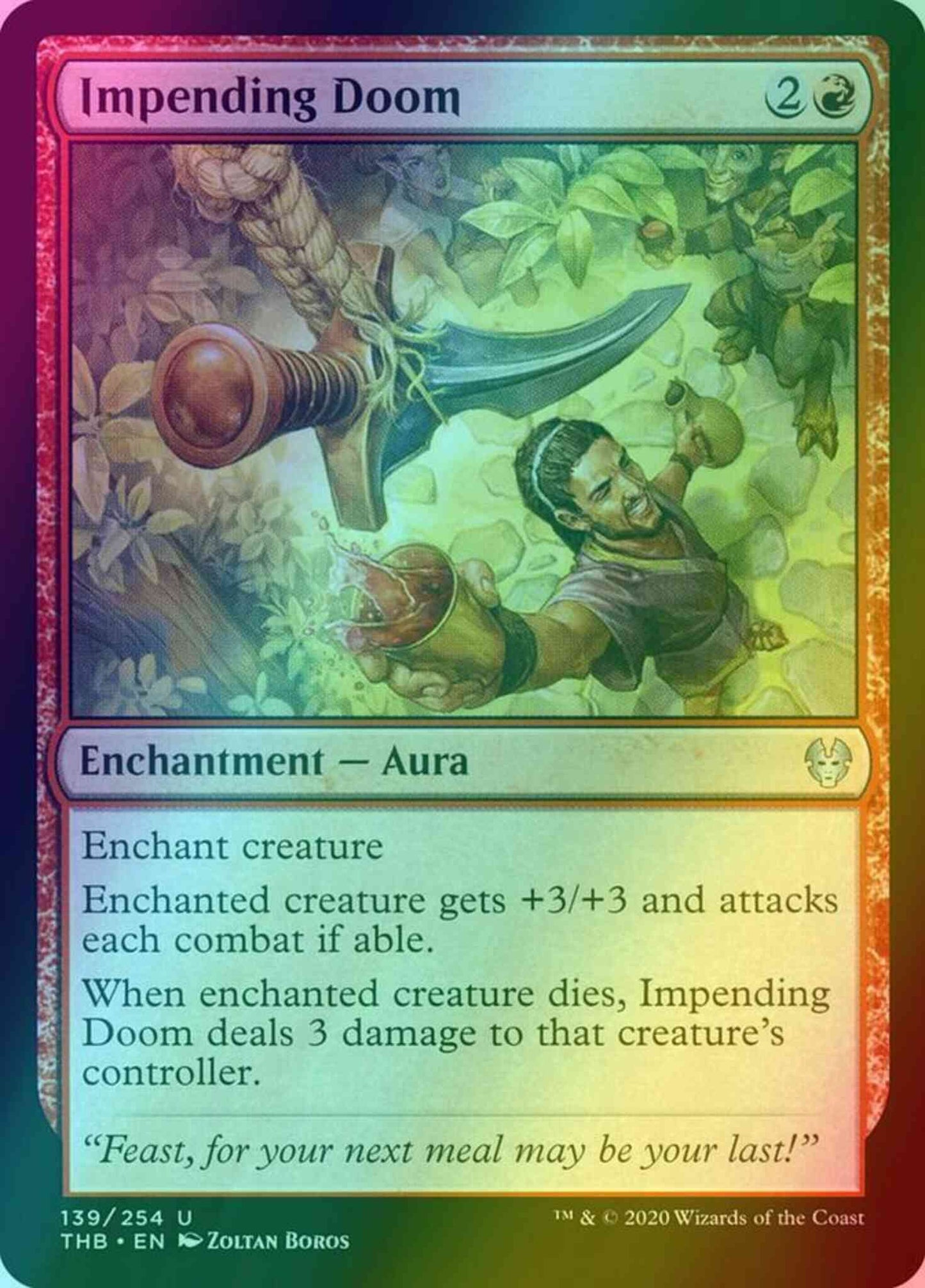 Impending Doom [139] [Theros Beyond Death] [Foil]