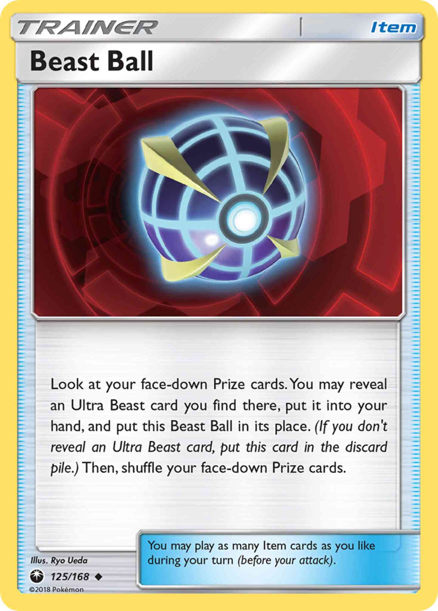 Beast Ball - 125/168 - Uncommon [sm7-125] [Non-Holo]