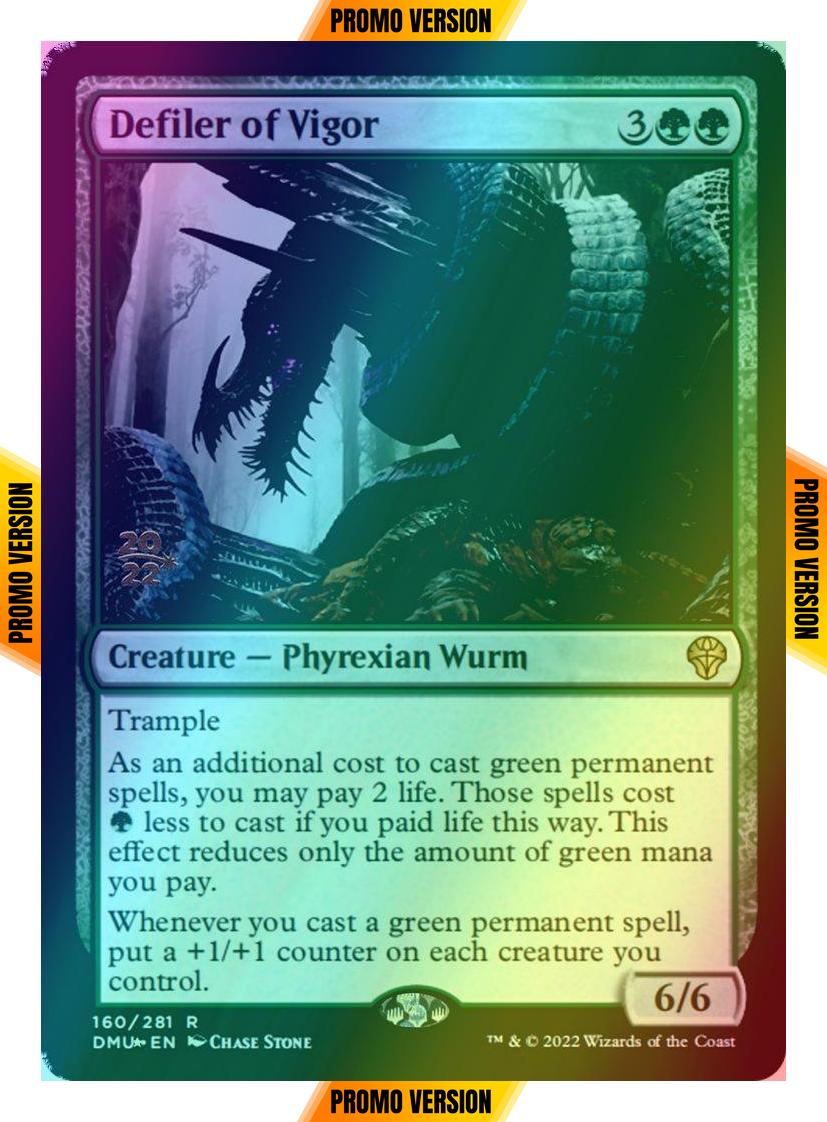 Defiler of Vigor [160s] [Prerelease] [Dominaria United: Promos] [Foil]