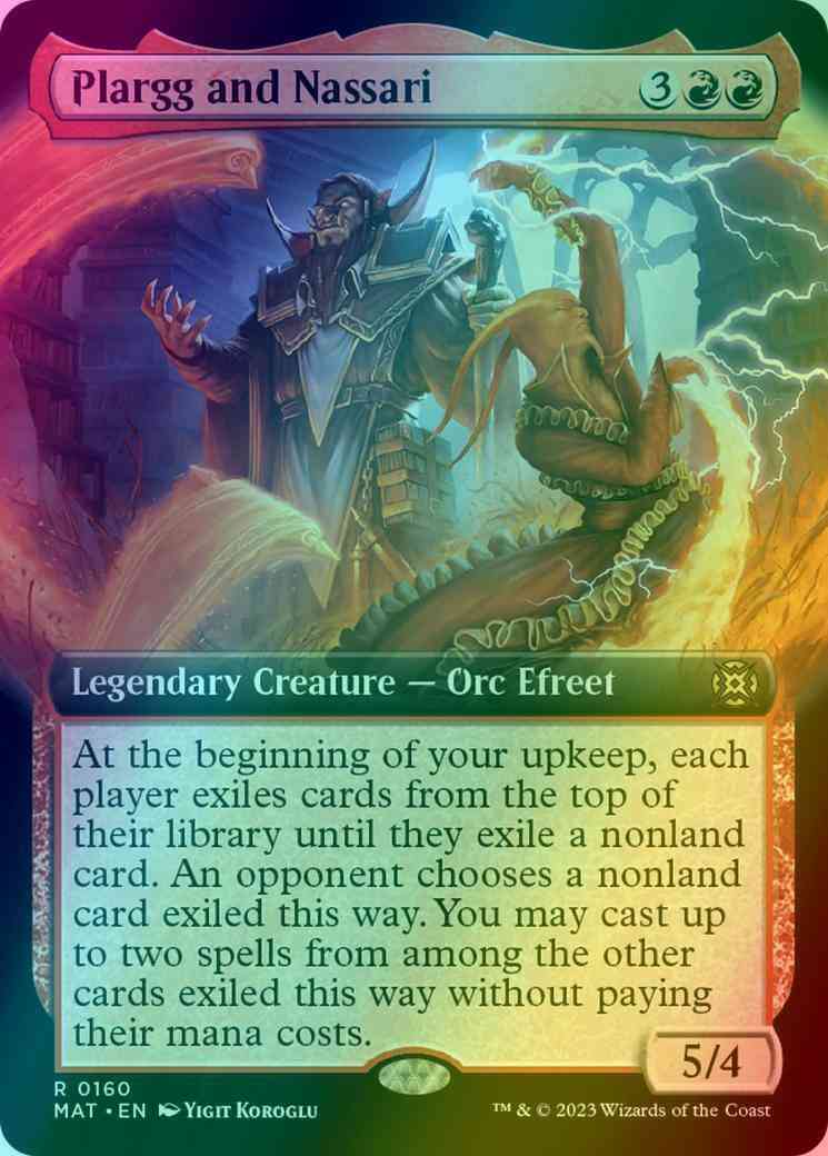Plargg and Nassari [160] [Extended Art] [March of the Machine: The Aftermath] [Foil]