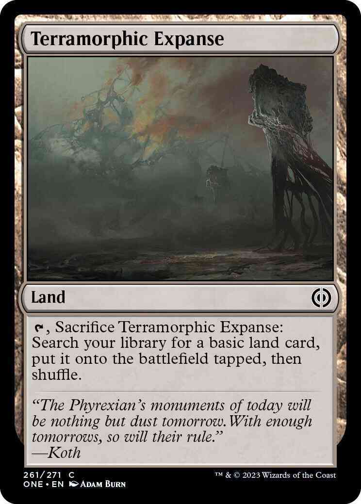 Terramorphic Expanse [261] [Phyrexia: All Will Be One] [Non-Foil]