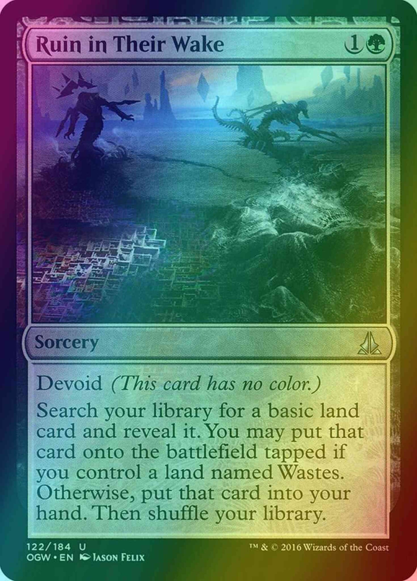 Ruin in Their Wake [122] [Oath of the Gatewatch] [Foil]