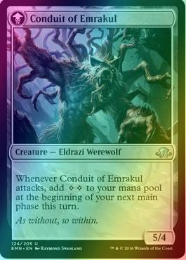 Conduit of Storms // Conduit of Emrakul [124] [Eldritch Moon] [Foil]