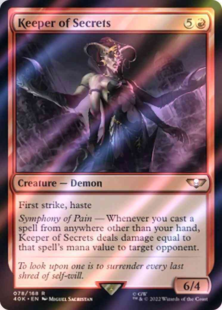 Keeper of Secrets [78] [Universes Beyond: Warhammer 40,000] [Surge Foil]
