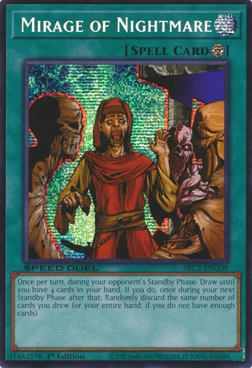 Mirage of Nightmare - SBC2-ENG09 - Prismatic Secret Rare - 1st Edition
