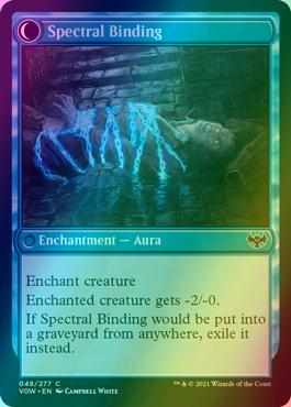 Binding Geist // Spectral Binding [48] [Innistrad: Crimson Vow] [Foil]
