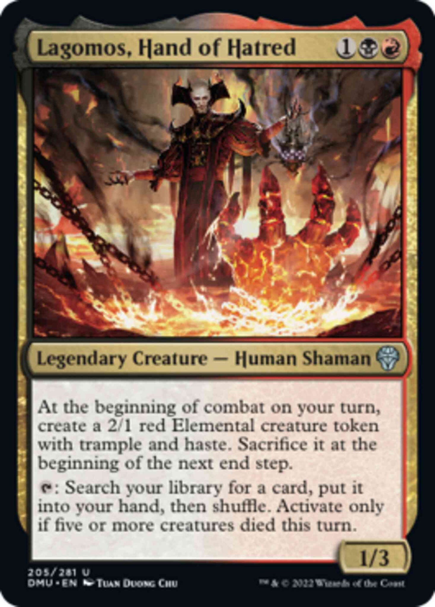 Lagomos, Hand of Hatred [205] [Dominaria United] [Non-Foil]