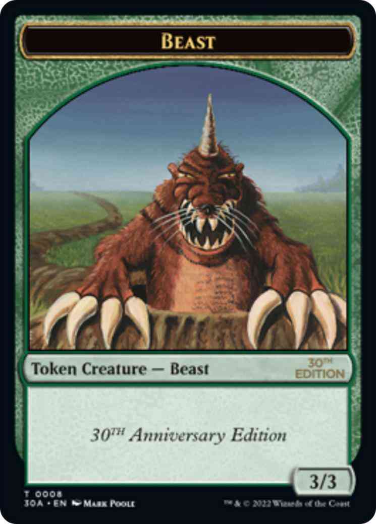 Beast Token [08] [30th Anniversary Edition: Tokens] [Non-Foil]