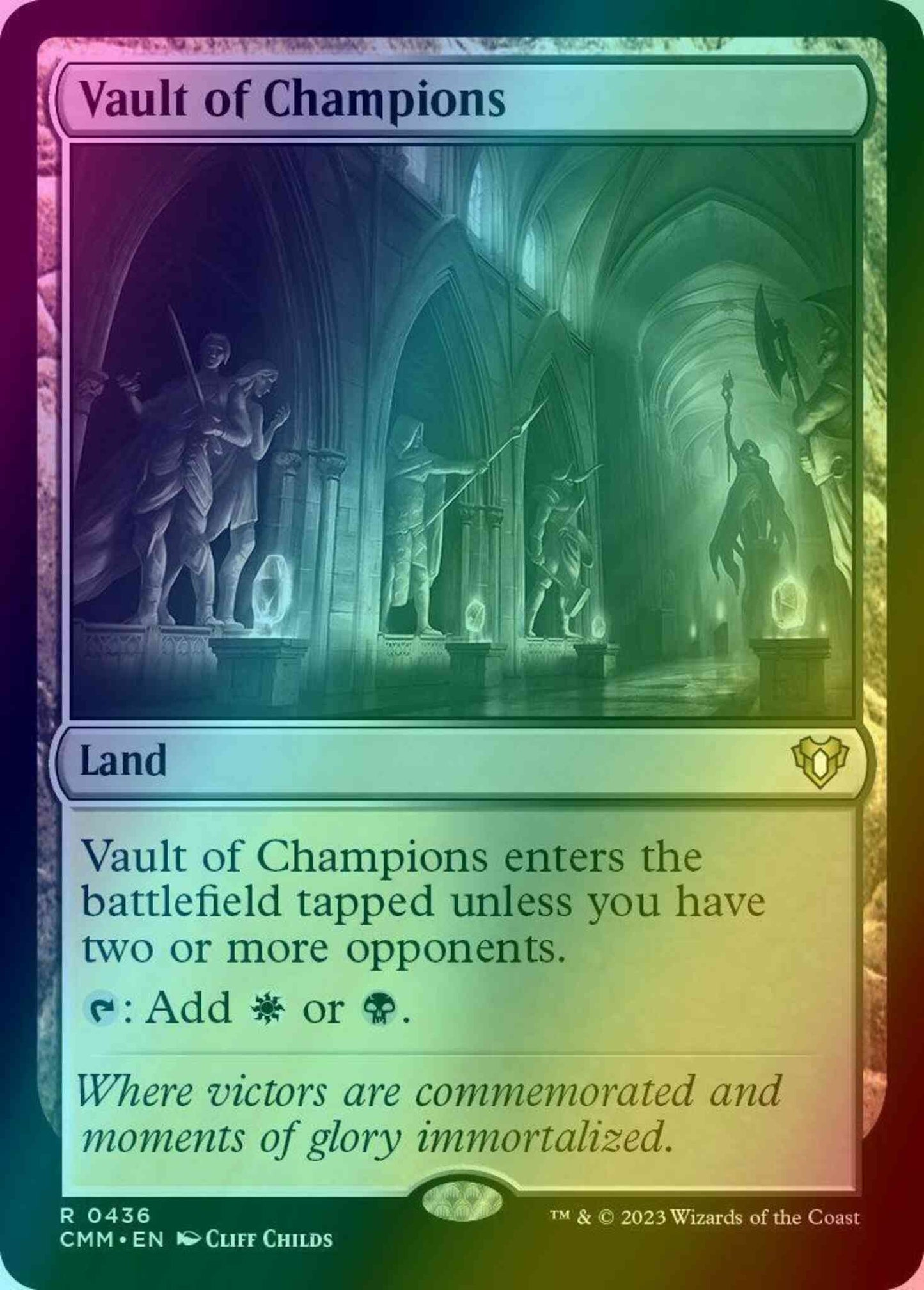 Vault of Champions [436] [Commander Masters] [Foil]