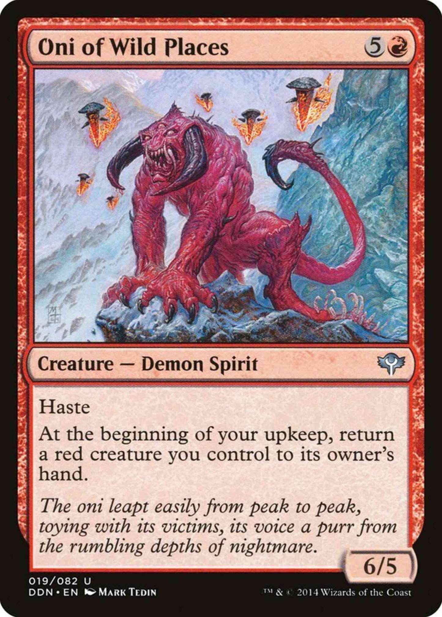 Oni of Wild Places [19] [Duel Decks Speed vs Cunning] [Non-Foil]