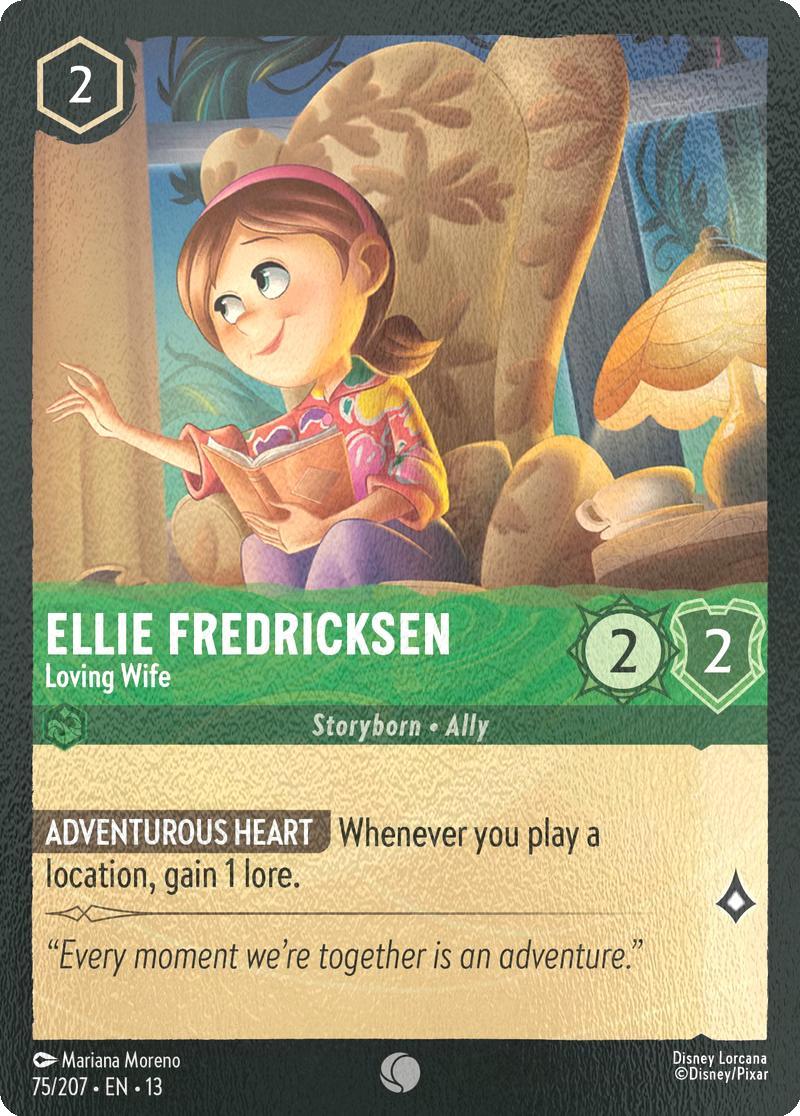 Ellie Fredricksen - Loving Wife (Extended Art) - 75/204 [Attack of the Vine!] [Cold Foil]