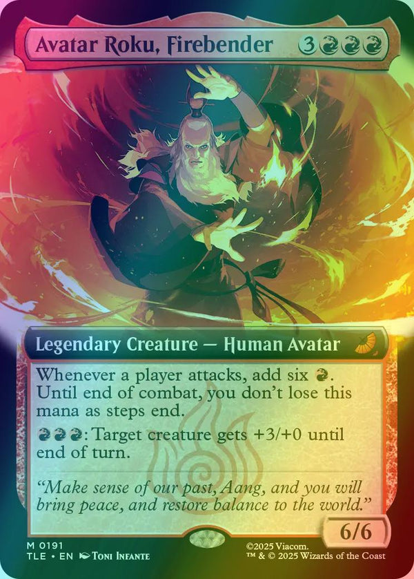 Avatar Roku, Firebender [191] [Extended Art] [Avatar: The Last Airbender Eternal] [Foil]