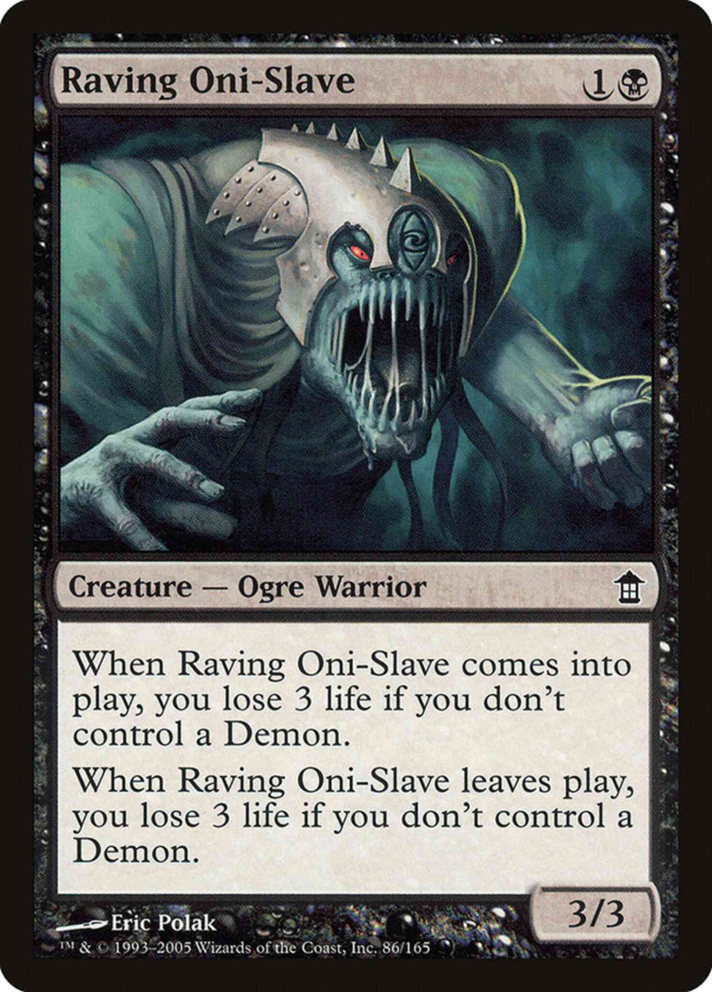 Raving Oni-Slave [86] [Saviors of Kamigawa] [Non-Foil]