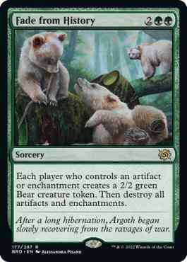 Fade from History [177] [The Brothers' War] [Non-Foil]