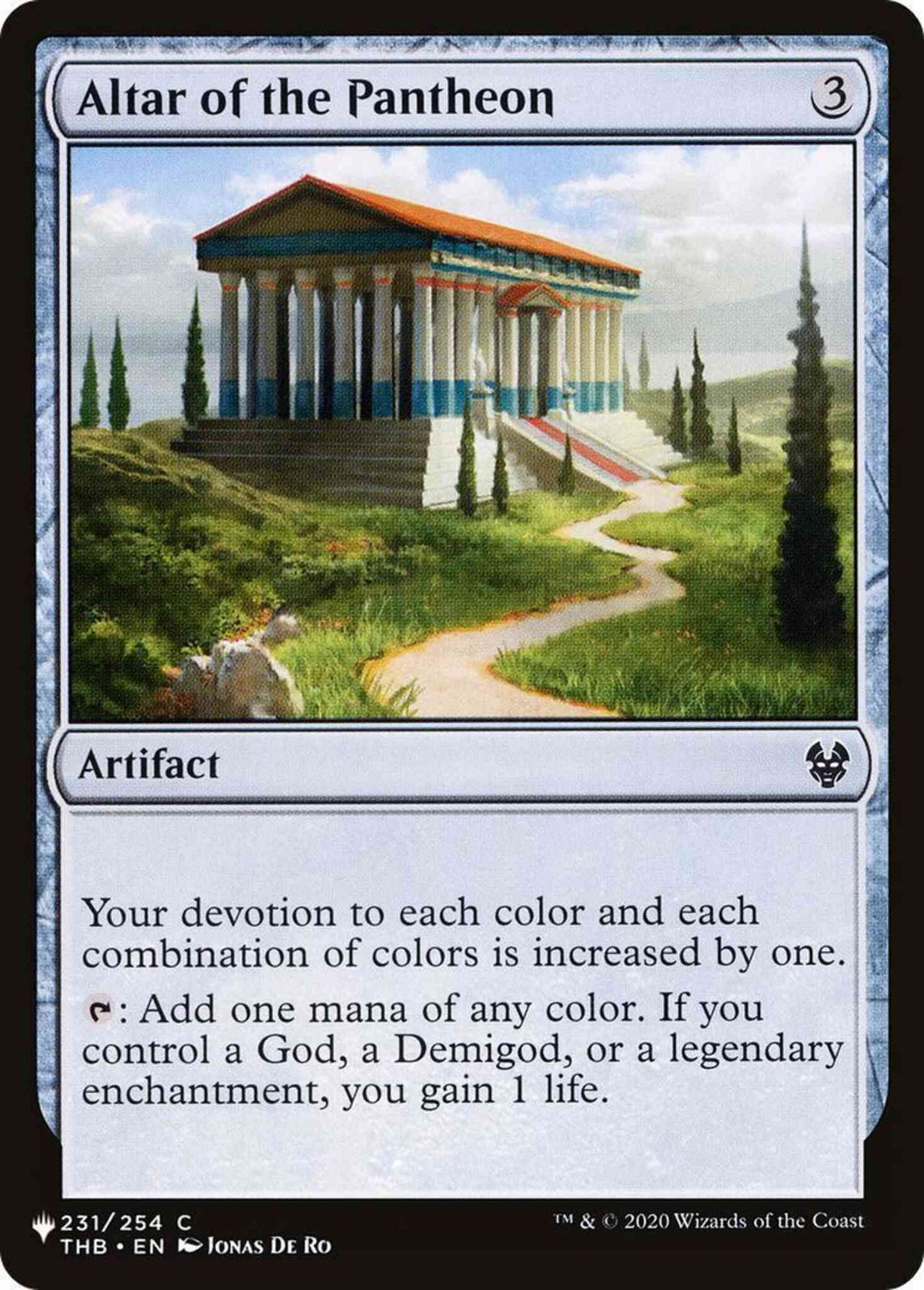 Altar of the Pantheon [THB-231] [The List] [Non-Foil]