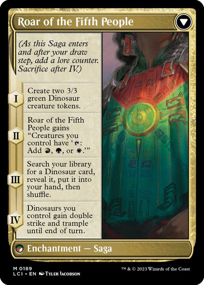 Huatli, Poet of Unity // Roar of the Fifth People [189] [The Lost Caverns of Ixalan] [Non-Foil]