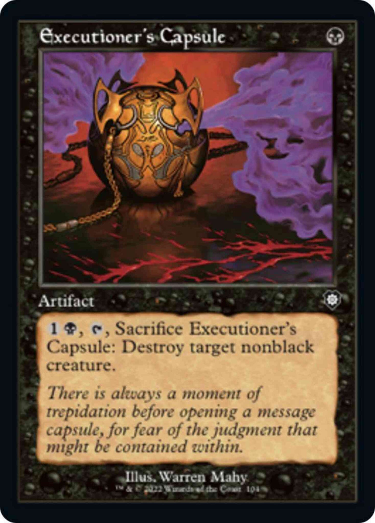 Executioner's Capsule [104] [Retro Frame] [The Brothers' War: Commander] [Non-Foil]