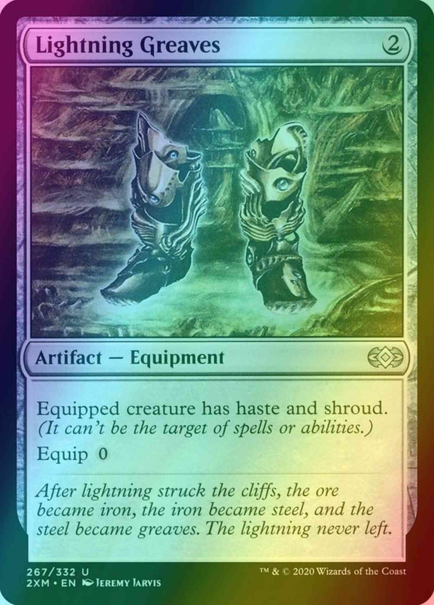 Lightning Greaves [267] [Double Masters] [Foil]