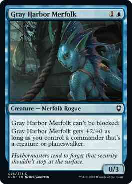 Gray Harbor Merfolk [75] [Commander Legends: Battle for Baldur's Gate] [Non-Foil]