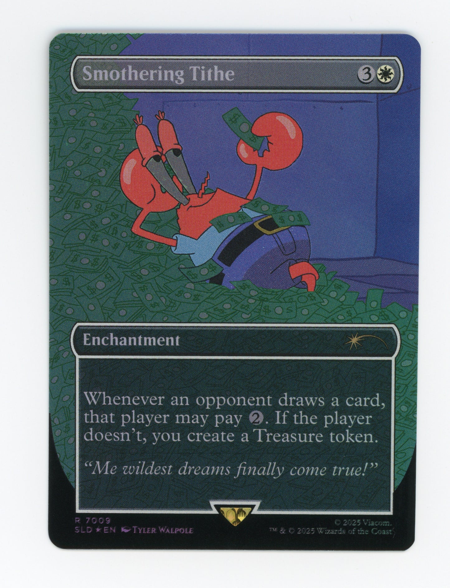 Smothering Tithe — Borderless|Spongebob: Internet Sensation|Foil — ID 18649