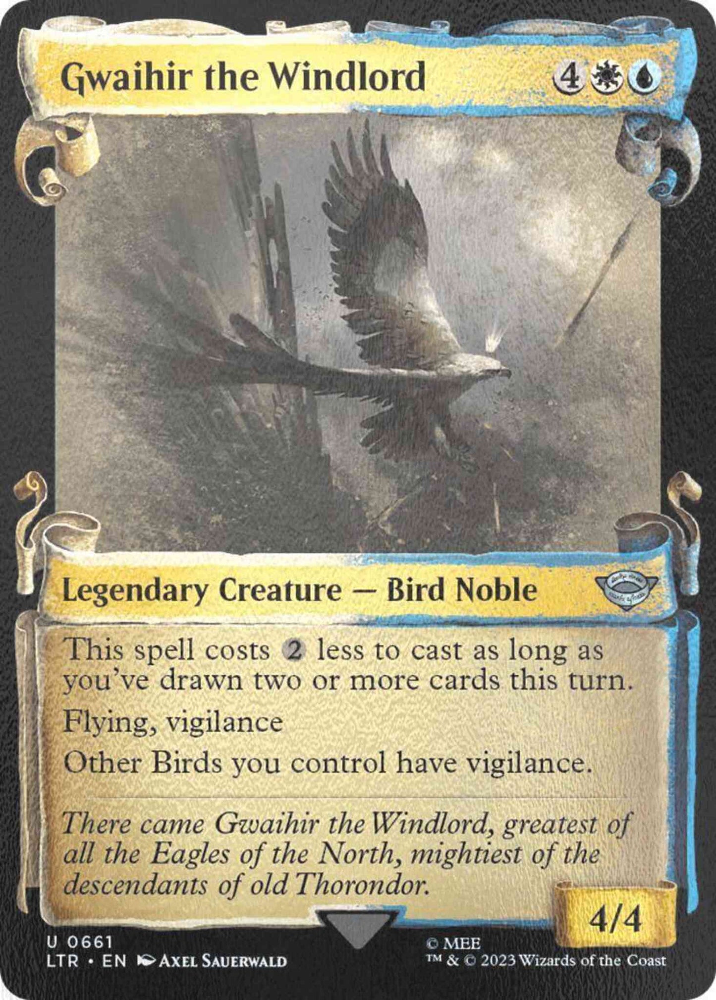 Gwaihir the Windlord [661] [Scrolls Showcase] [The Lord of the Rings: Tales of Middle-earth] [Silver Foil]