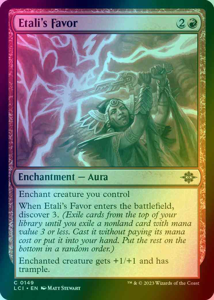 Etali's Favor [149] [The Lost Caverns of Ixalan] [Foil]