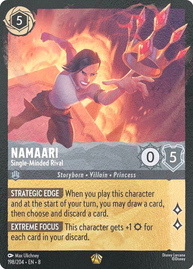 Namaari - Single-Minded Rival - 198/204 [Reign of Jafar] [Cold Foil]