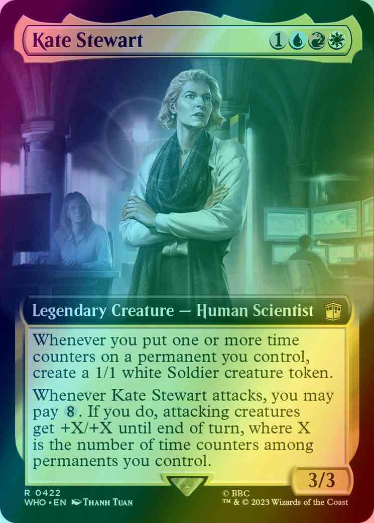 Kate Stewart [422] [Extended Art] [Universes Beyond: Doctor Who] [Foil]