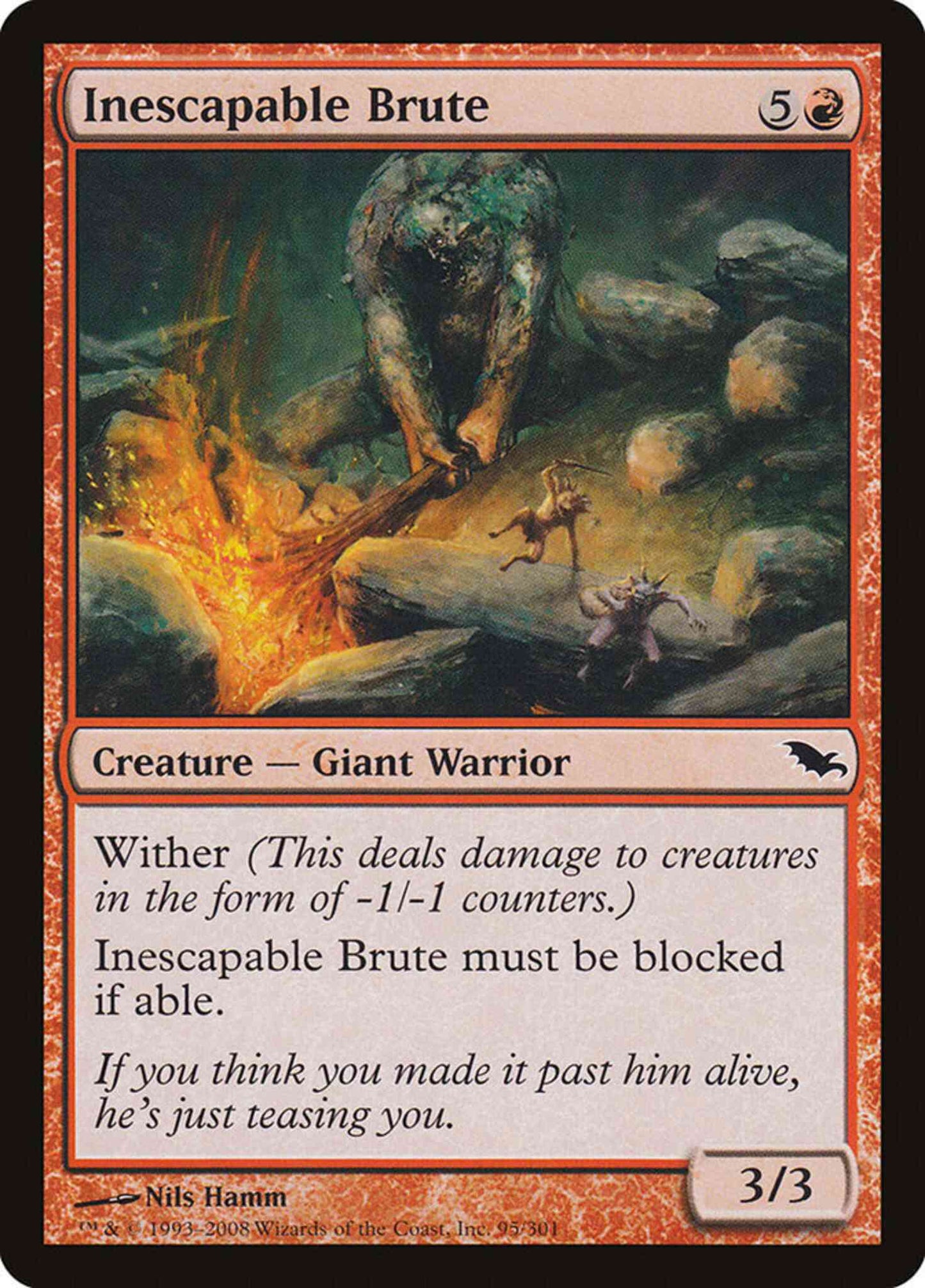 Inescapable Brute [95] [Shadowmoor] [Non-Foil]