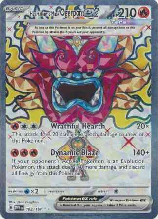 Hearthflame Mask Ogerpon ex - 192/167 - Ultra Rare [sv06-192] [Ultra]