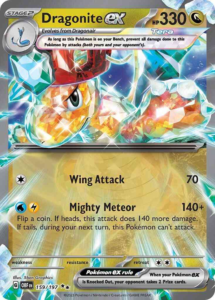 Dragonite ex - 159/197 - Double Rare [sv03-159] [Ultra]