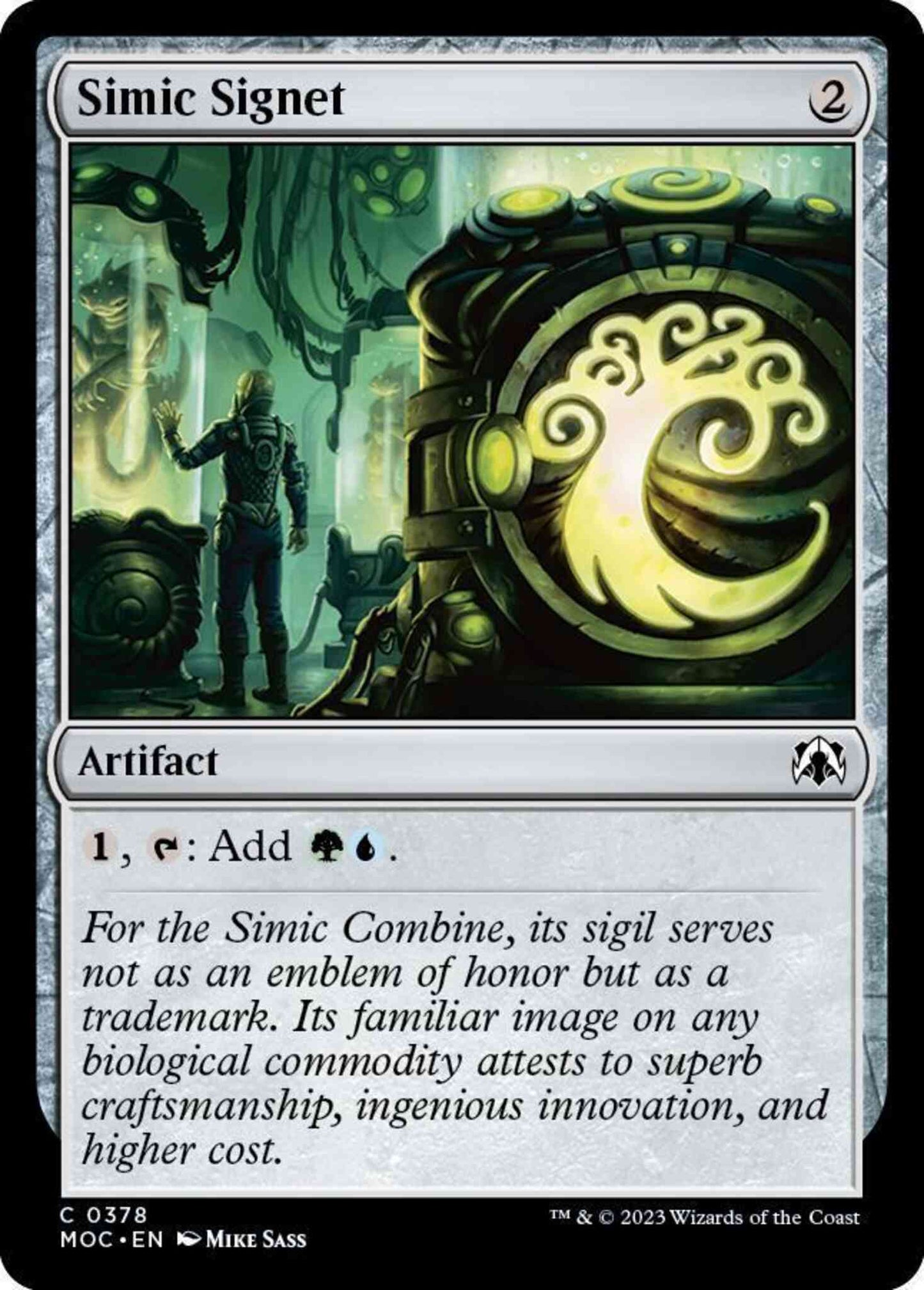 Simic Signet [378] [March of the Machine: Commander] [Non-Foil]