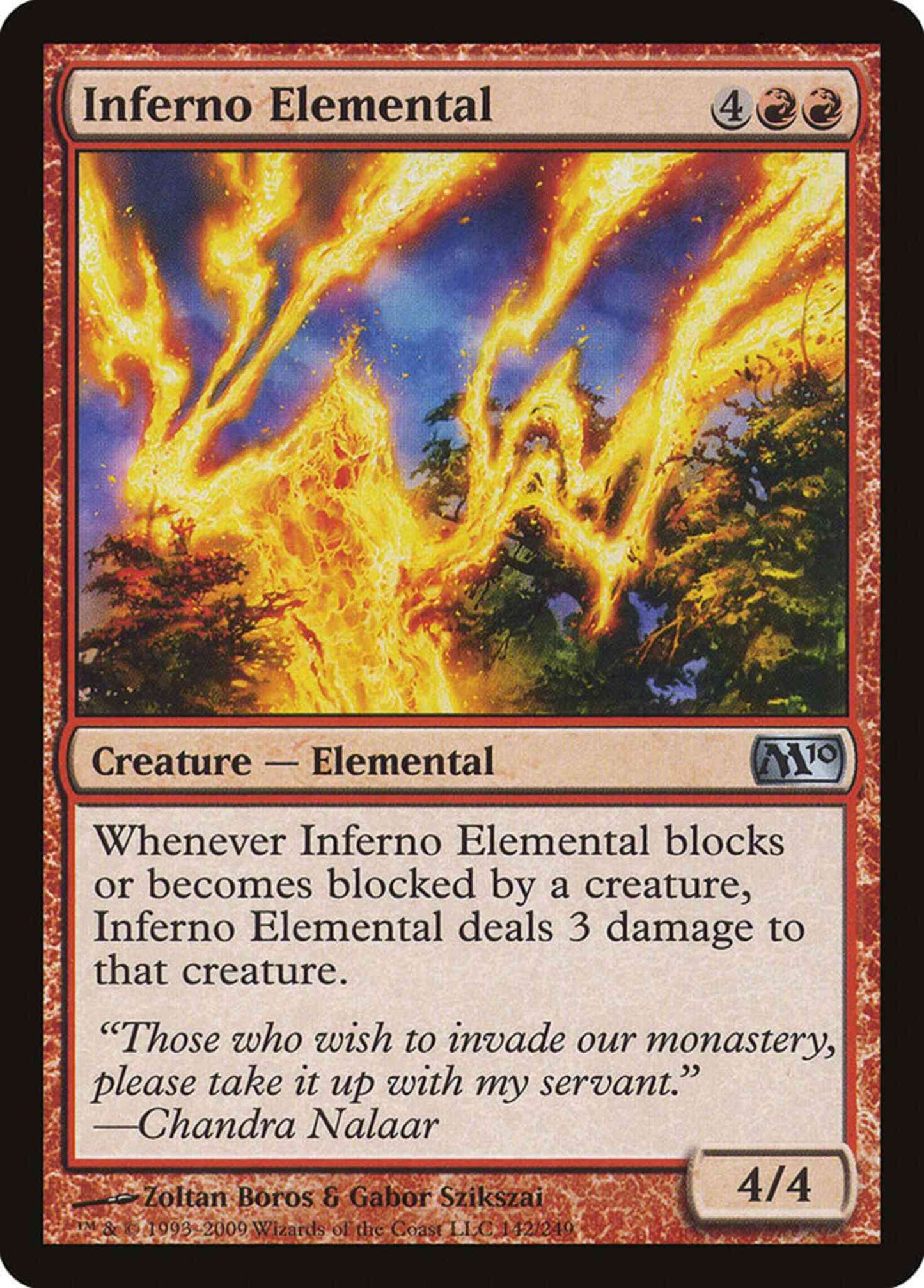 Inferno Elemental [142] [Magic 2010] [Non-Foil]
