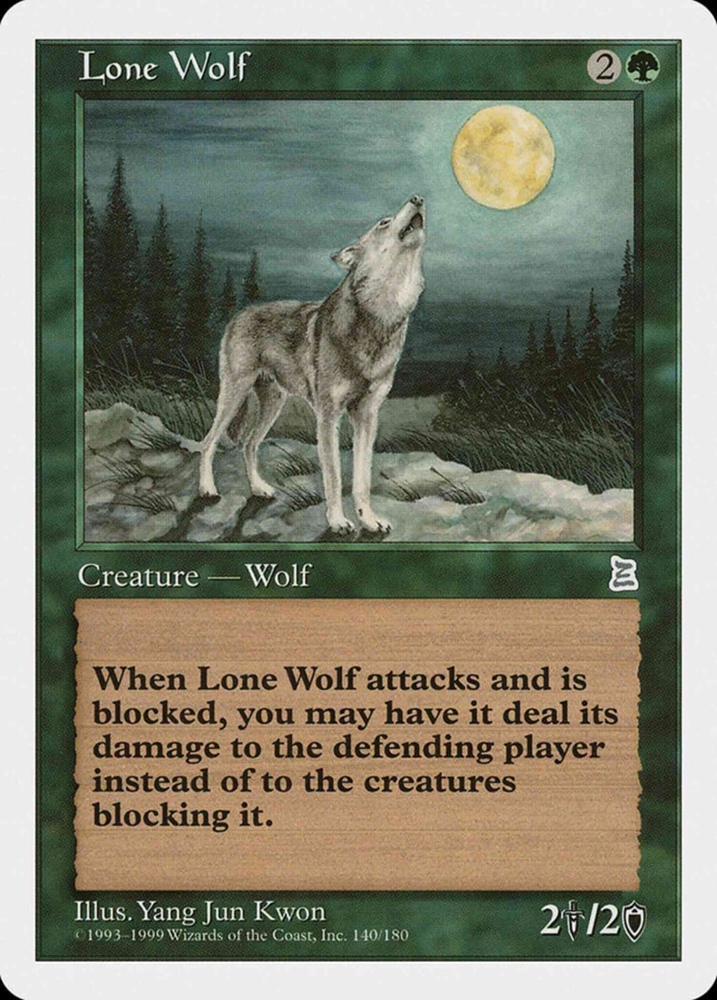 Lone Wolf [140] [Portal Three Kingdoms] [Non-Foil]