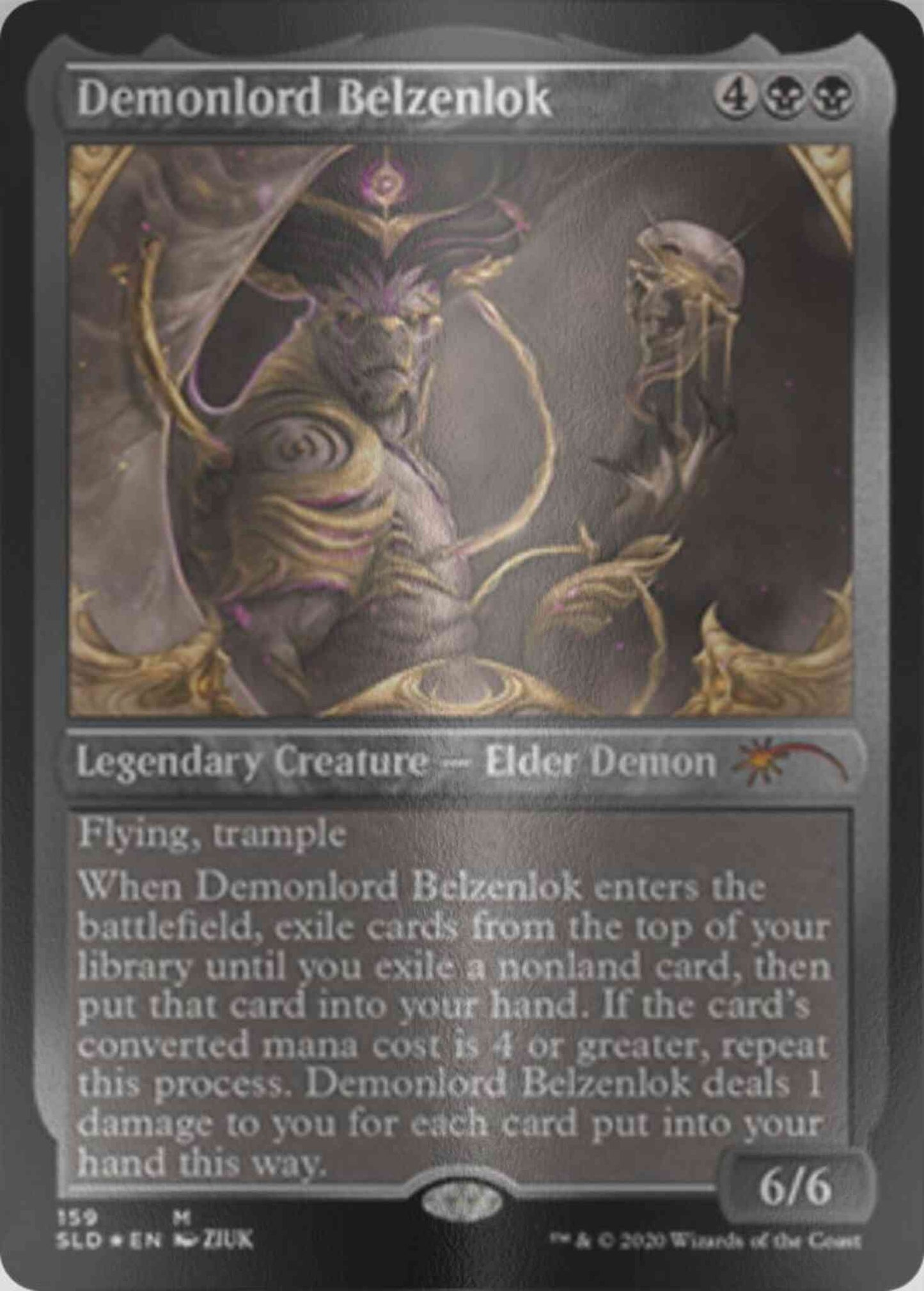 Demonlord Belzenlok [0159x] [Read the Fine Print] [Secret Lair Drop] [Etched Foil]