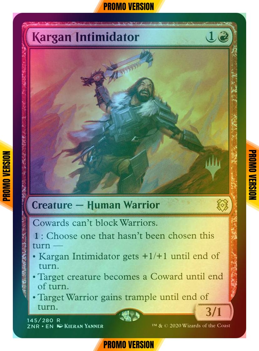 Kargan Intimidator [Promo Pack] [145p] [Zendikar Rising Promos] [Foil]