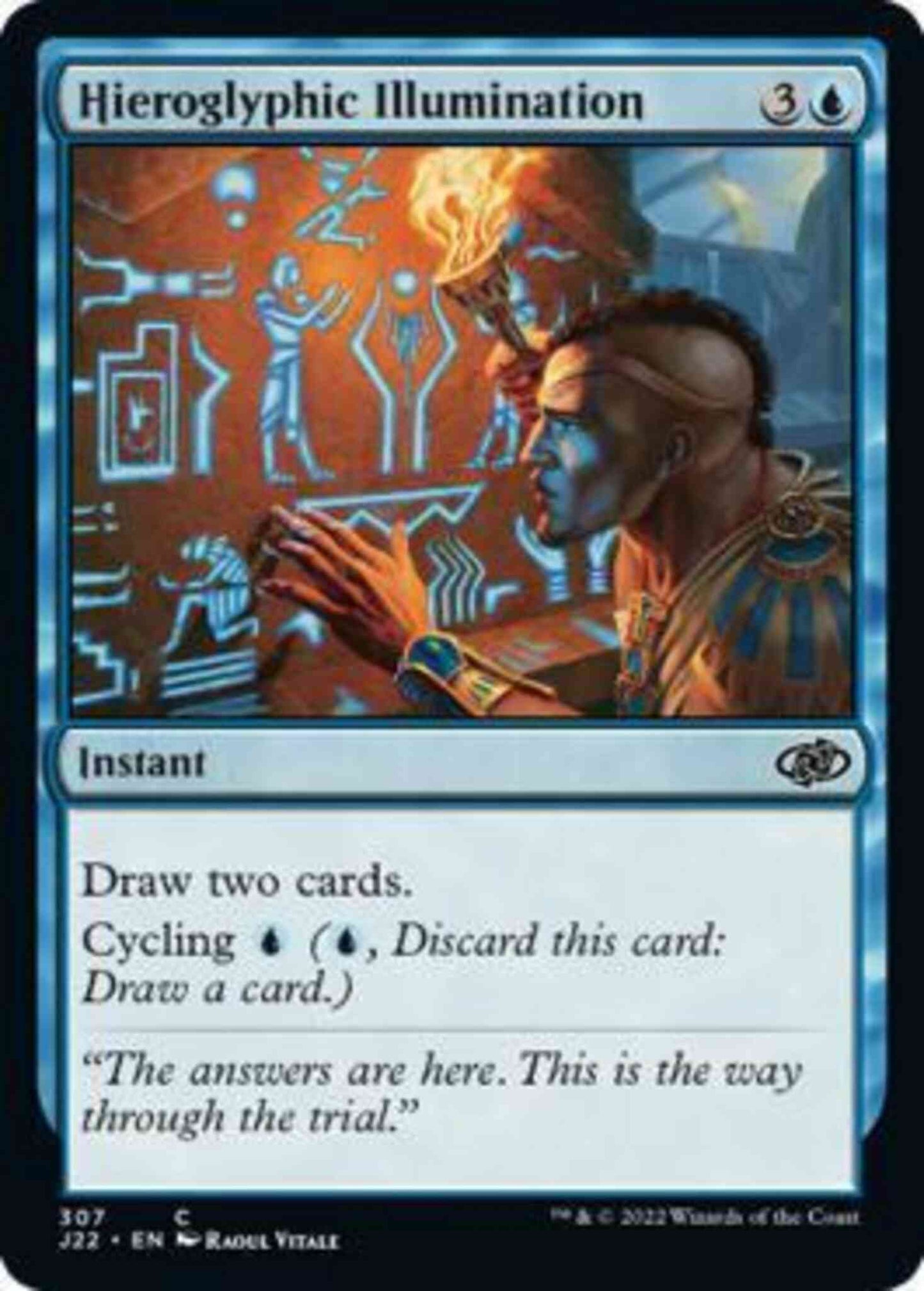 Hieroglyphic Illumination [307] [Jumpstart 2022] [Non-Foil]