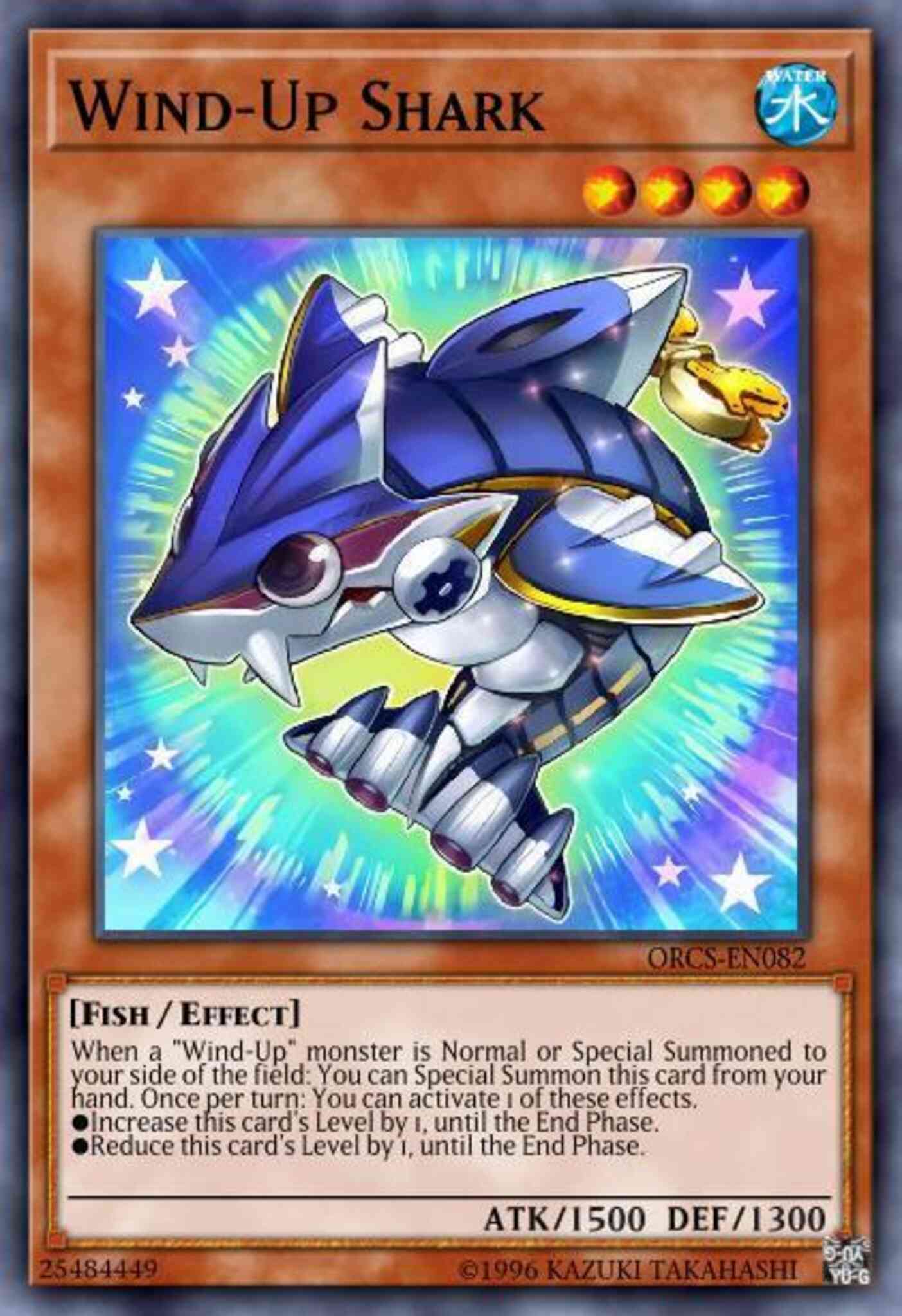 Wind-Up Shark - ORCS-EN082 - Super Rare - Unlimited