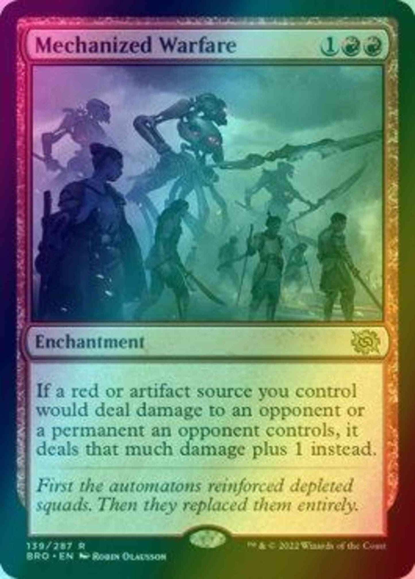 Mechanized Warfare [139] [The Brothers' War] [Foil]