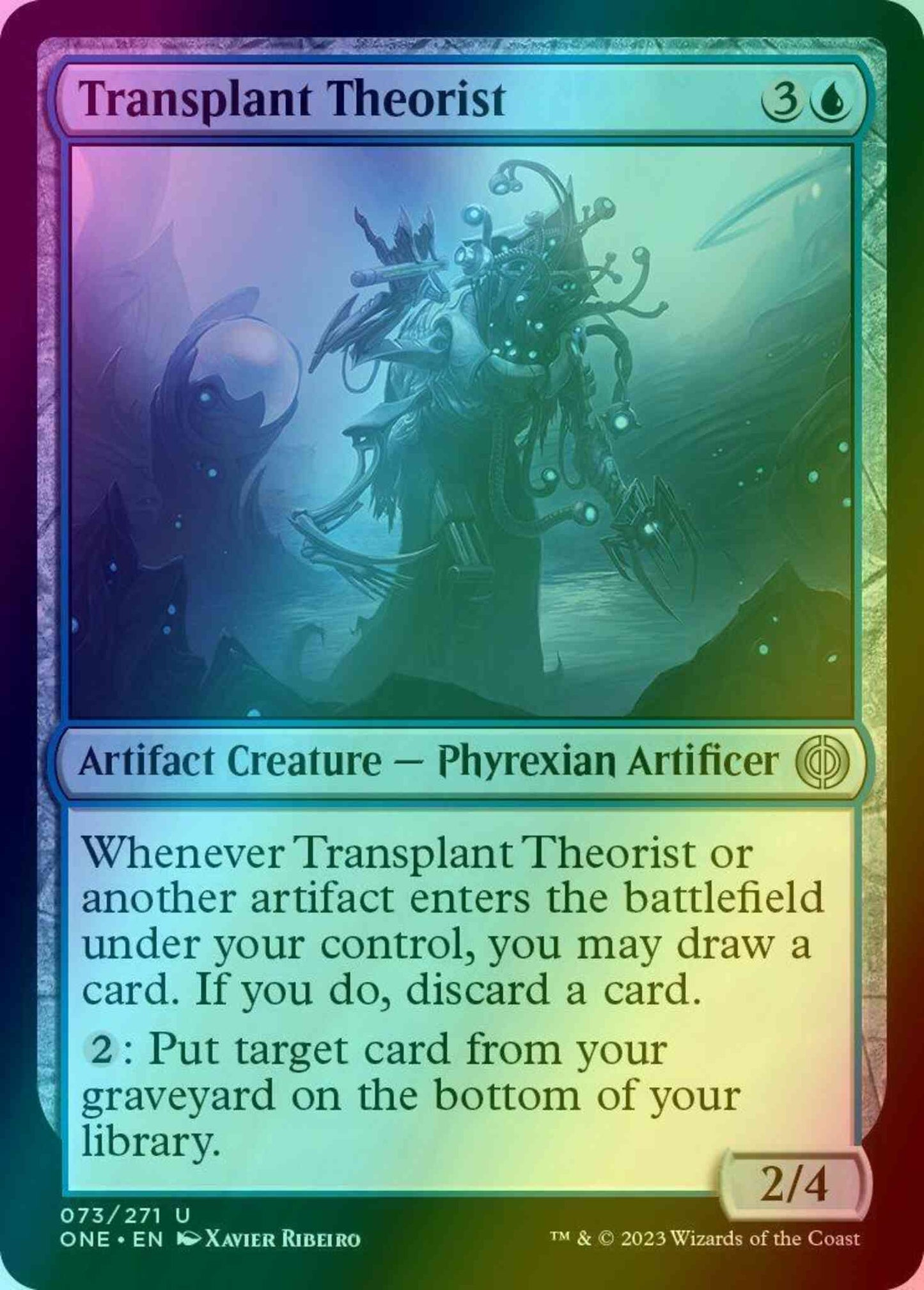 Transplant Theorist [73] [Phyrexia: All Will Be One] [Foil]