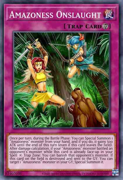 Amazoness Onslaught - LDS1-EN025 - Common - 1st Edition