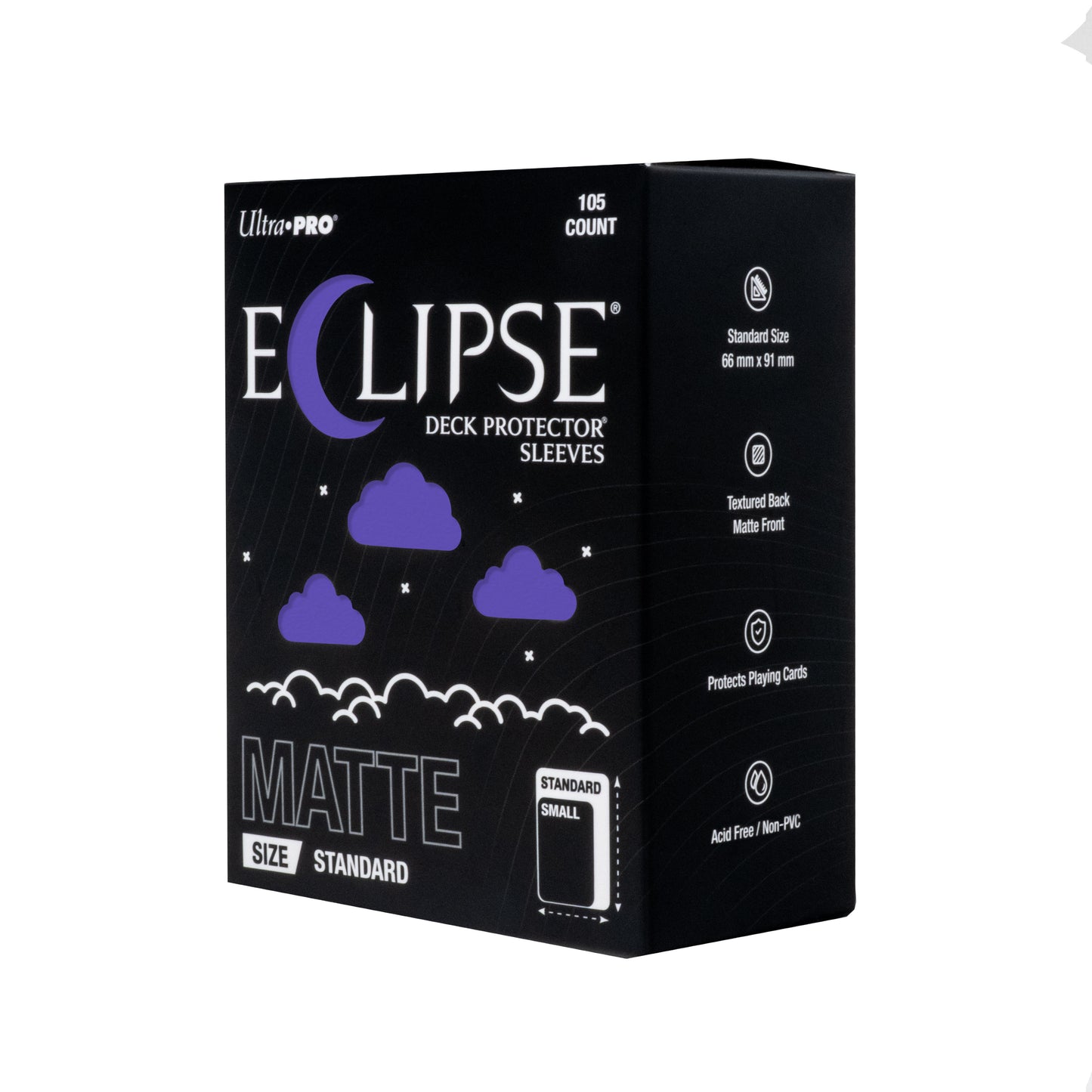 Ultra Pro Matte Eclipse Deck Protectors Sleeves 105ct - Royal Purple