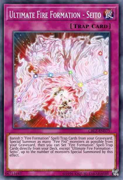 Ultimate Fire Formation - Seito - CBLZ-EN073 - Rare - Unlimited