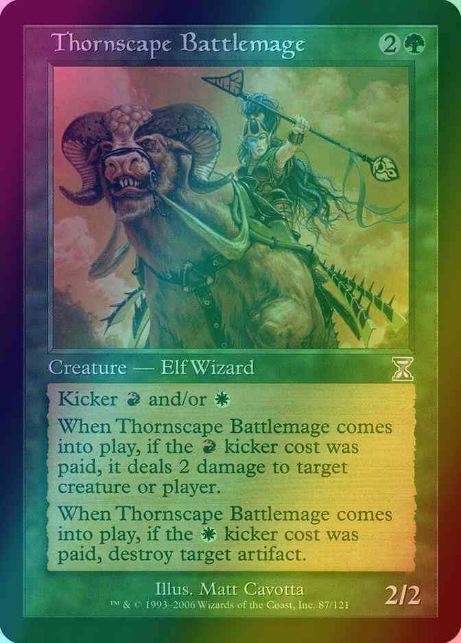Thornscape Battlemage [87] [Time Spiral Timeshifted] [Foil]