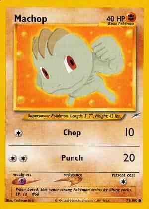Machop - 73/105 - Common - Unlimited [neo4U-73] [Non-Holo]
