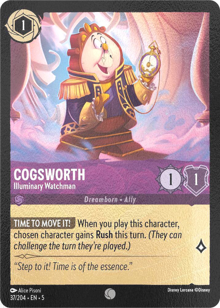 Cogsworth - Illuminary Watchman - 37/204 [Shimmering Skies] [Cold Foil]