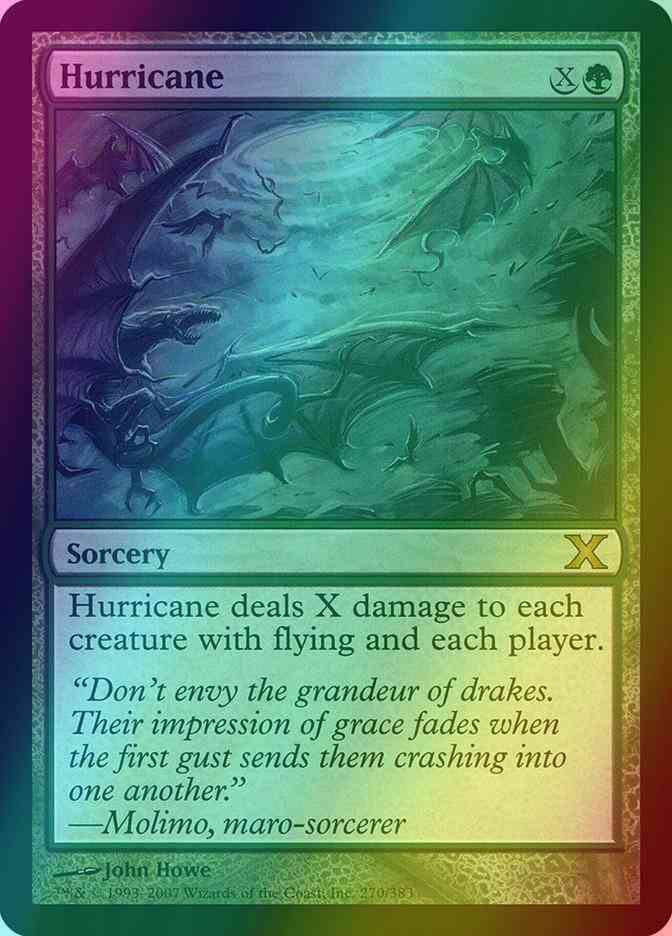 Hurricane [270] [Tenth Edition] [Foil]