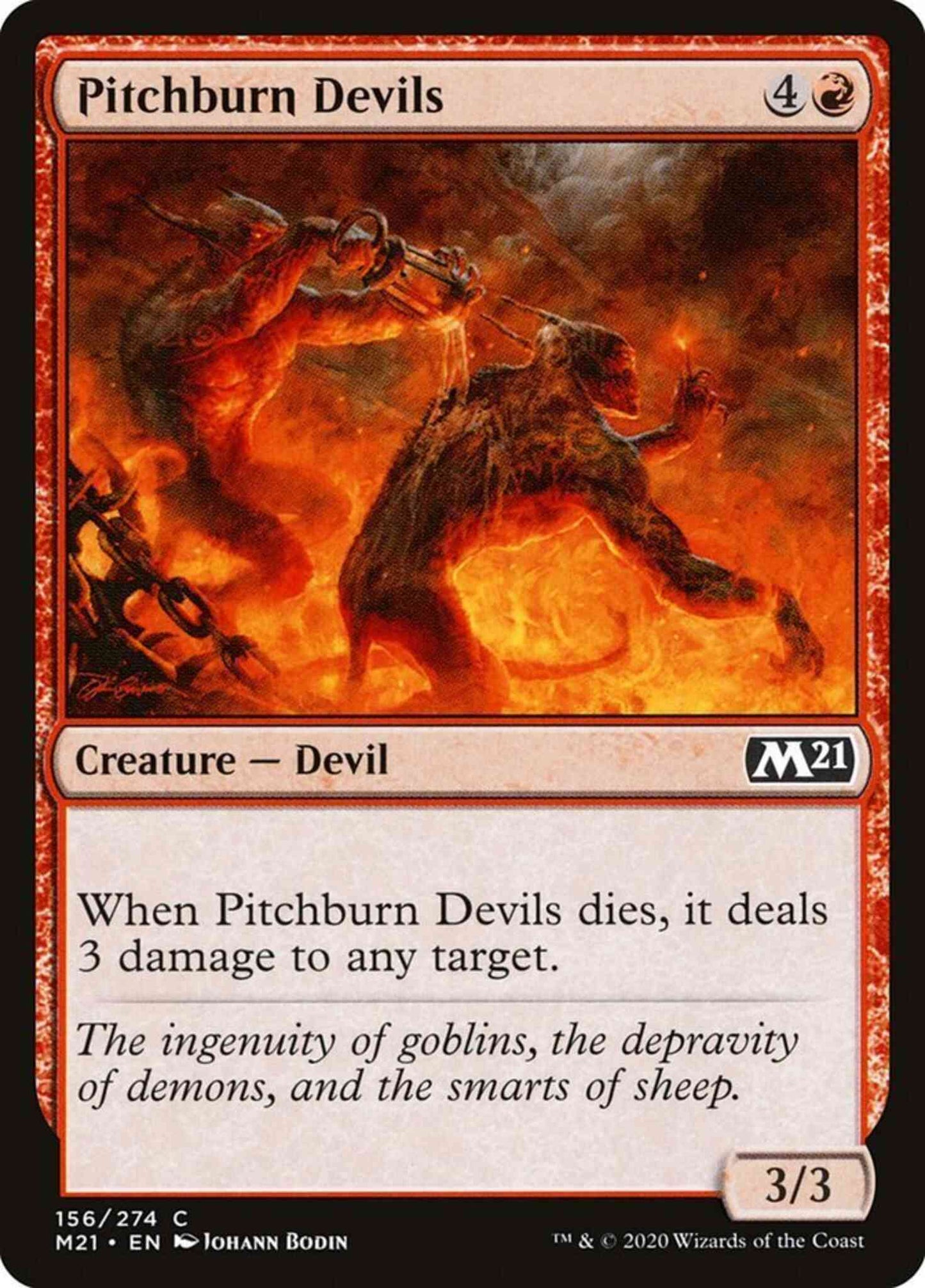 Pitchburn Devils [156] [Core Set 2021] [Non-Foil]